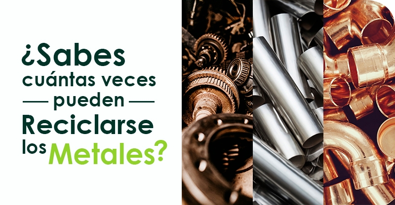 imagen con diferentes tipos de metales como acero, aluminio y cobre, entre otros
