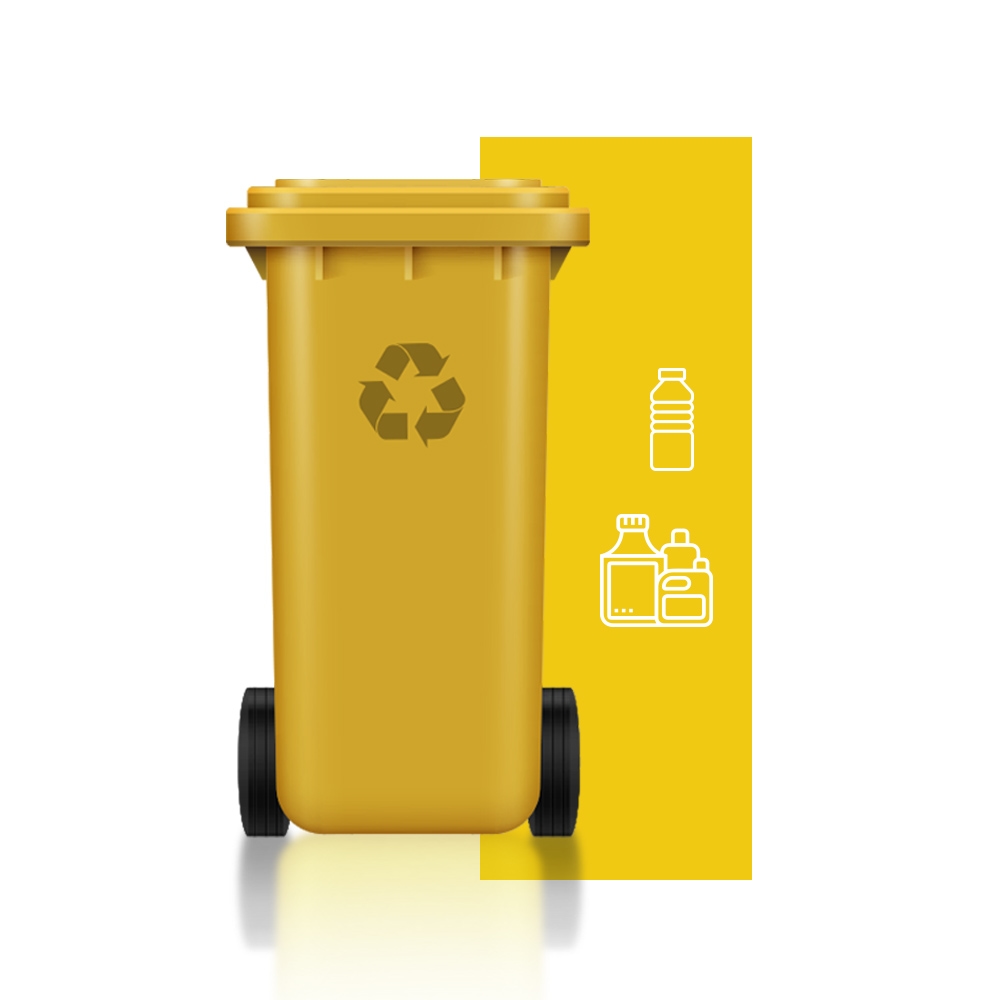 contenedor amarillo, Reciclaje de Plásticos