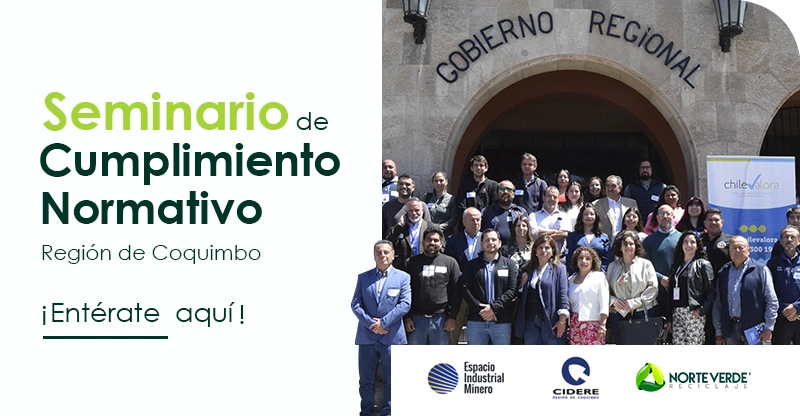 imagen con todos los participantes a nuestro seminario de cumplimiento normativo donde participó CIDERE y Espacio Industrial Minero